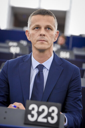 Fotogrāfija 2: Valter FLEGO in the European Parliament in Strasbourg