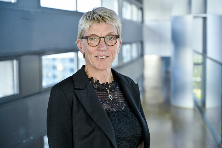 Caroline ROOSE in the EP in Strasbourg