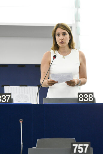 Fotografija 7: Plenary session - Humanitarian assistance in the Mediterranean