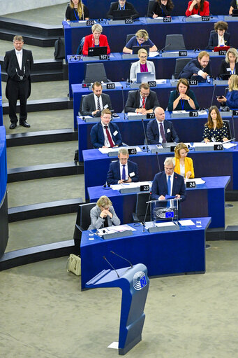 Fotogrāfija 1: EP Plenary - Presentation of the programme of the Finnish Presidency