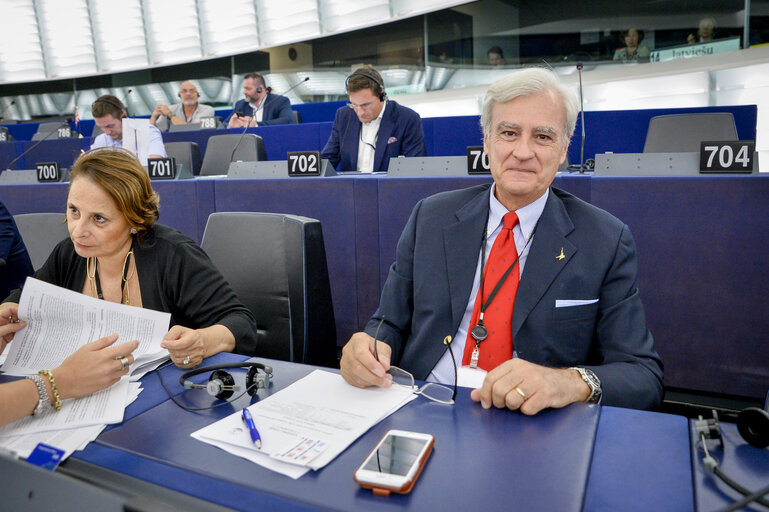 Foto 6: Antonio RINALDI in the EP in Strasbourg