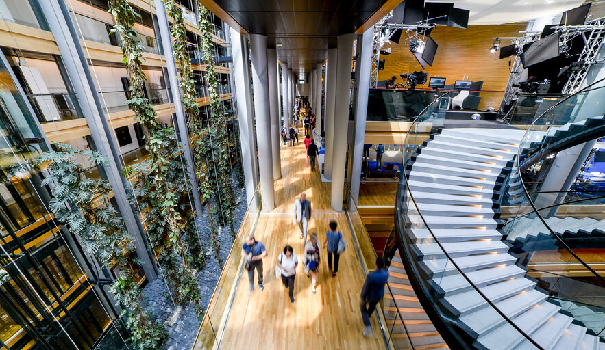 Fotografia 10: LOW corridors behind and around plenary chamber