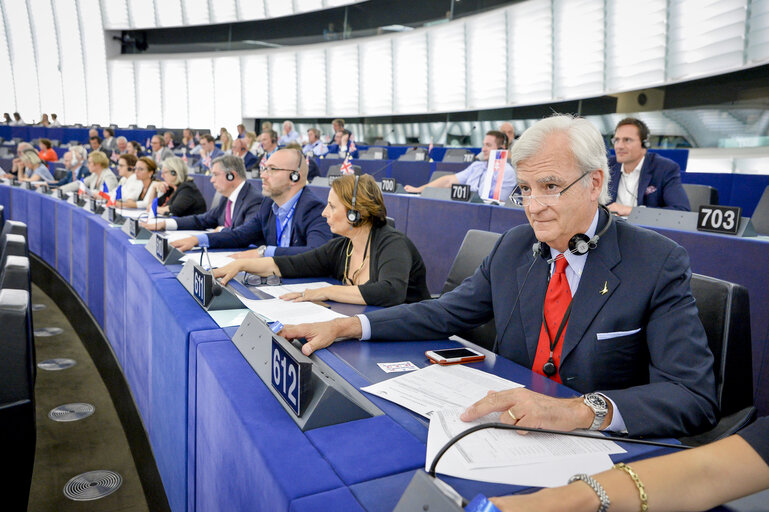 Foto 1: Antonio RINALDI in the EP in Strasbourg