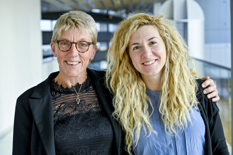 Caroline ROOSE in the EP in Strasbourg