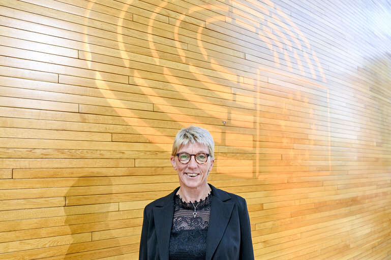 Caroline ROOSE in the EP in Strasbourg