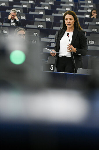 Photo 13: Plenary session - Humanitarian assistance in the Mediterranean