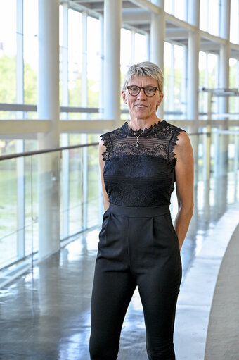 Caroline ROOSE in the EP in Strasbourg