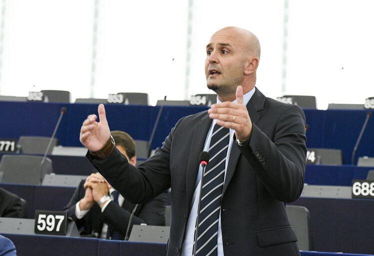 Photo 4 : Nicola PROCACCINI in the EP in Strasbourg