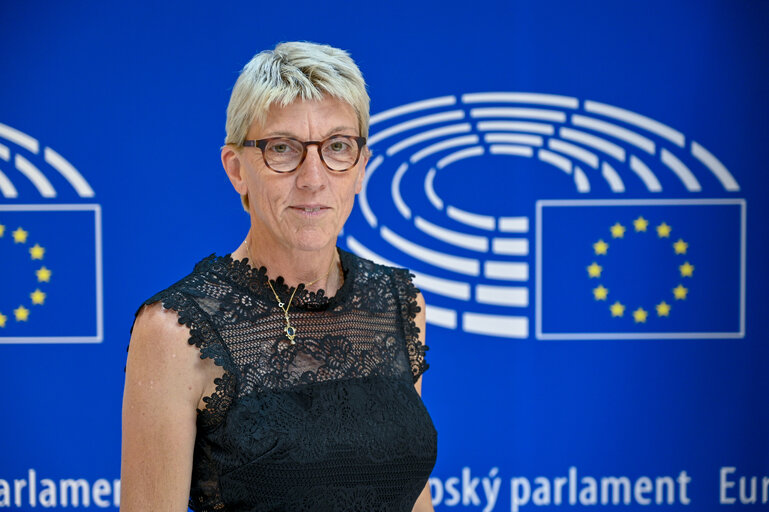 Caroline ROOSE in the EP in Strasbourg