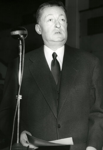 Henri ROCHEREAU during the Constitutive session of the new European Parliamentary Assembly