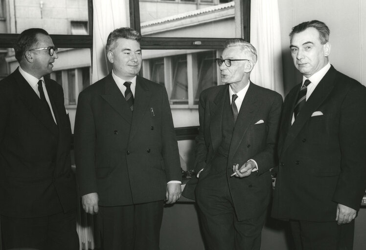 Constitutive session of the new European Parliamentary Assembly in april 1959