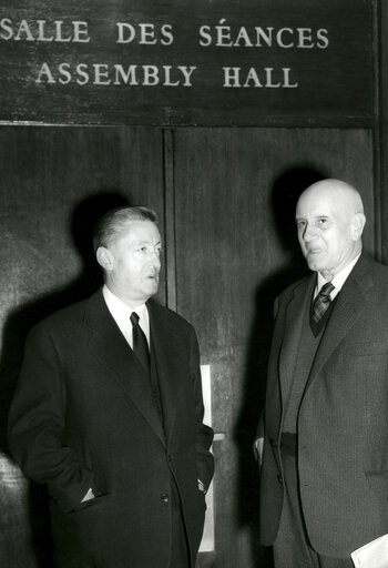 Henri ROCHEREAU during the Constitutive session of the new European Parliamentary Assembly