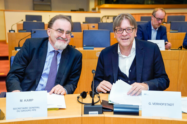 Photo 8: David SASSOLI, EP President takes part in Working Group Future of Europe