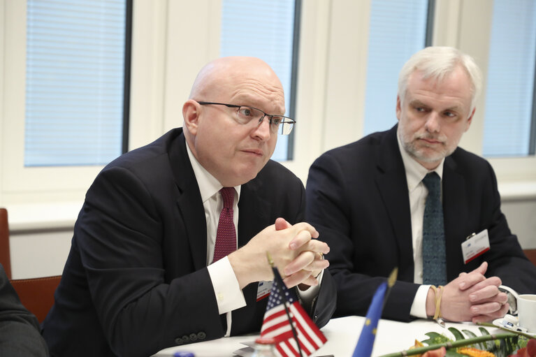 Fotografija 1: D-US Bureau meeting in the presence of Philip T. REEKER, US Acting Assistant Secretary for European and Eurasian Affair