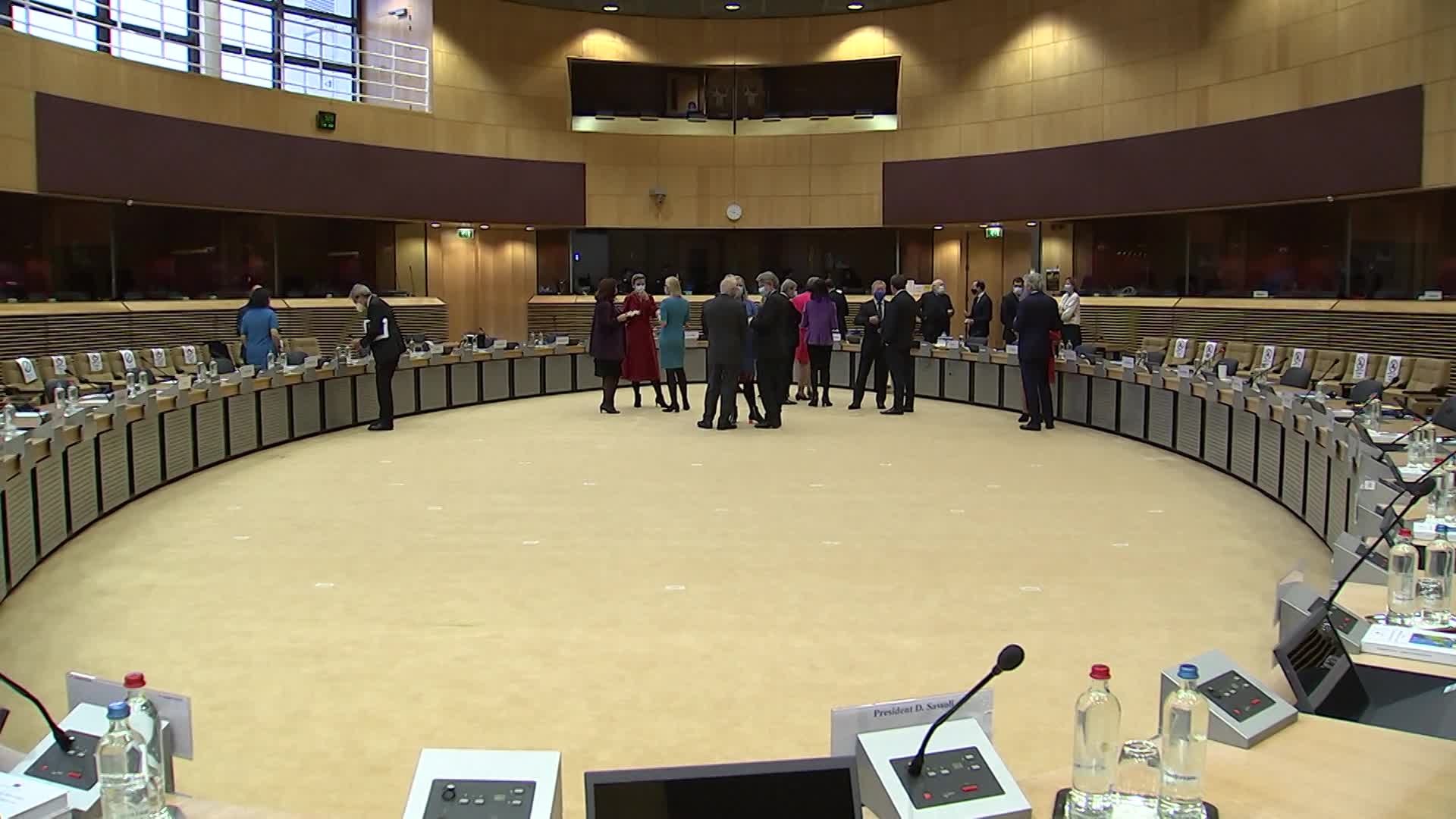 Seminar of the College of Commissioners with the participation of David SASSOLI, EP President: roundtable