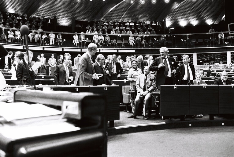 Fotografia 4: Plenary session in Strasbourg in April 1980.