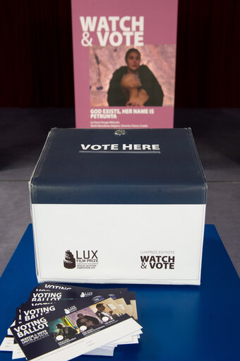 Fotografia 2: Lux Prize bilboard in the EP in Brussels