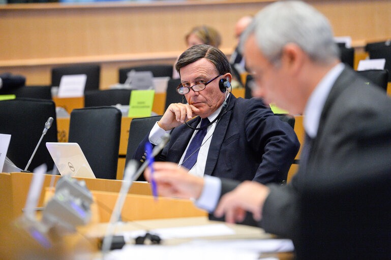 Foto 1: ECON committee meeting on Economic and Monetary Affairs Economic Dialogue and exchange of views with Mario CENTENO, President of the Eurogroup