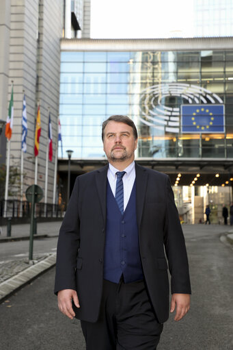 Ivars IJABS in the EP in Brussels