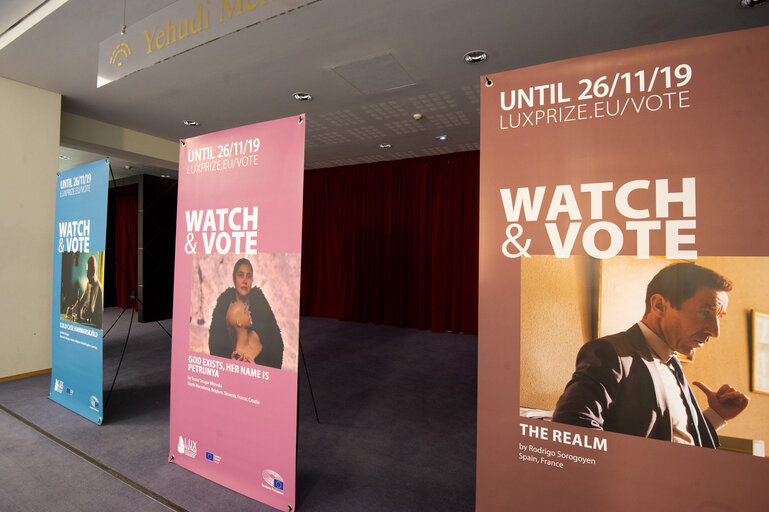 Fotografia 5: Lux Prize bilboard in the EP in Brussels