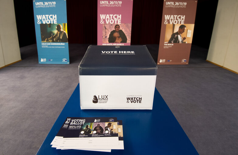 Fotografia 4: Lux Prize bilboard in the EP in Brussels