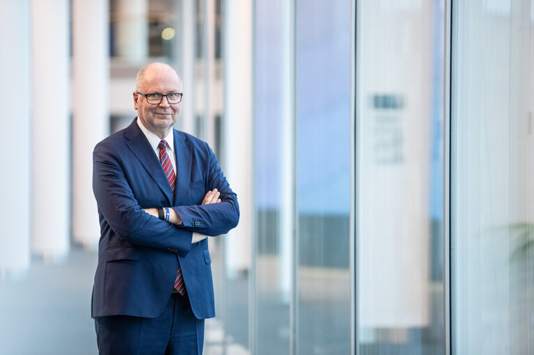 Eero HEINALUOMA in the EP in Brussels