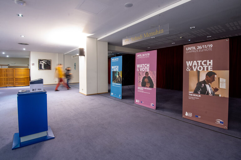 Fotografia 7: Lux Prize bilboard in the EP in Brussels