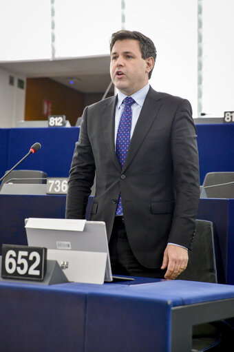 Fotografie 11: Plenary session- Votes