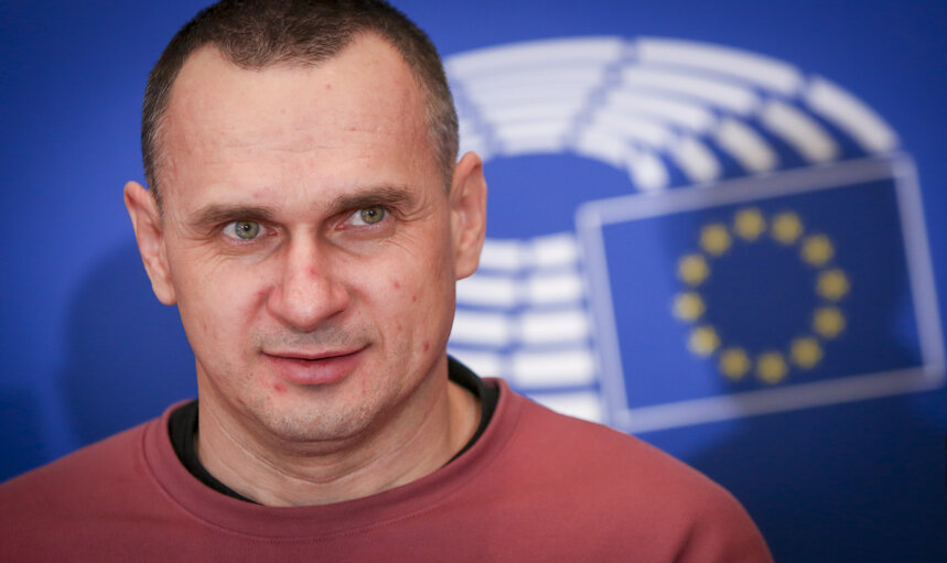 Fotografija 15: AFET - DEVE - DROI committee meeting. Exchange of views with Oleg SENTSOV, the 2018 Sakharov Prize laureate.