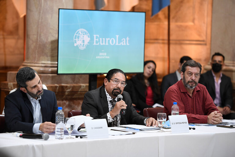 Foto 38: EUROLAT - Fourteenth Ordinary Plenary Session in Buenos Aires -   Argentina - Executive Bureau Meeting