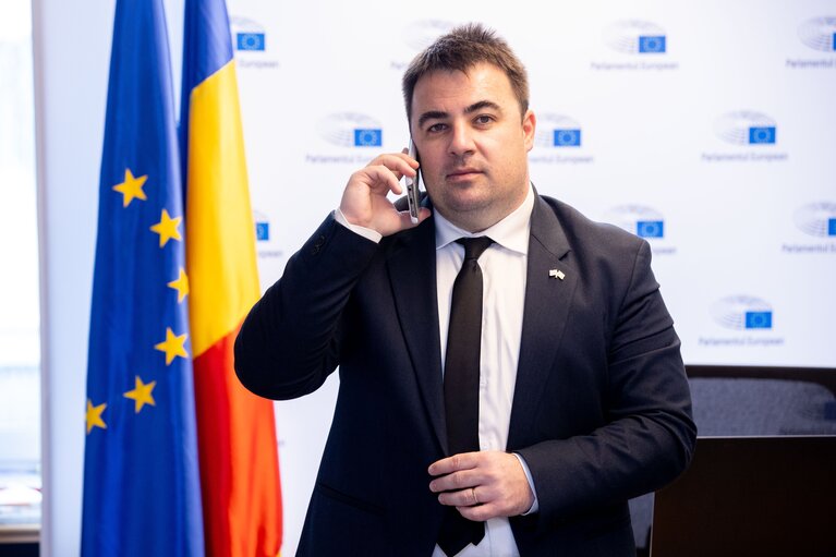 Vlad-Marius BOTOS in the EP in Brussels