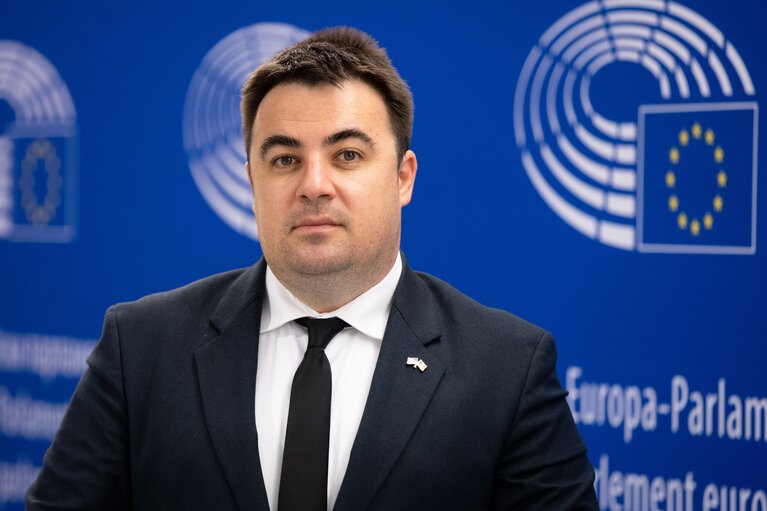 Vlad-Marius BOTOS in the EP in Brussels