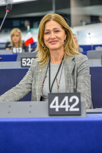 Снимка 1: Francesca DONATO in the EP in Strasbourg