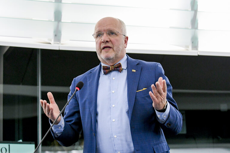 Juozas OLEKAS in the EP in Strasbourg