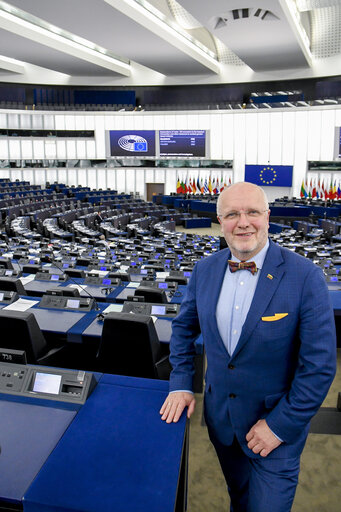 Juozas OLEKAS in the EP in Strasbourg