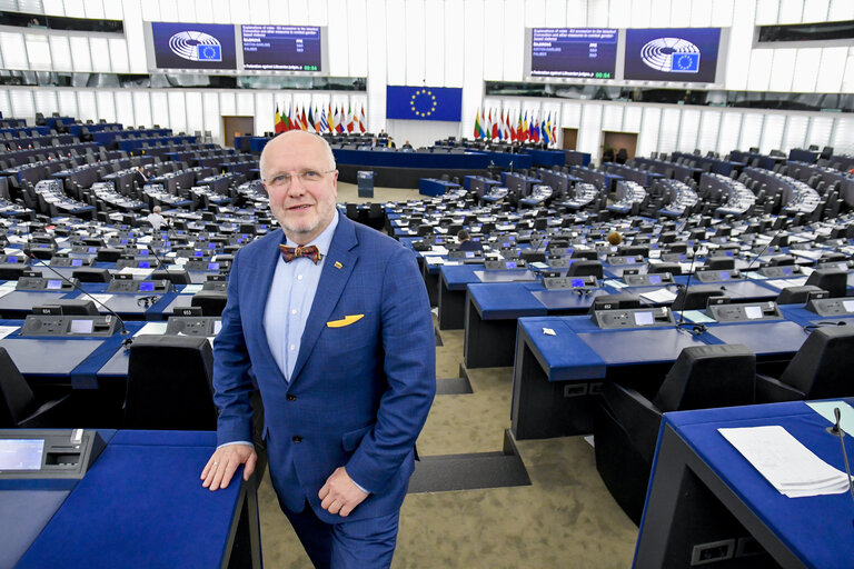 Juozas OLEKAS in the EP in Strasbourg