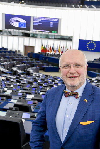 Juozas OLEKAS in the EP in Strasbourg