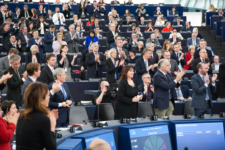 Φωτογραφία 7: Plenary session - vote on European Commission