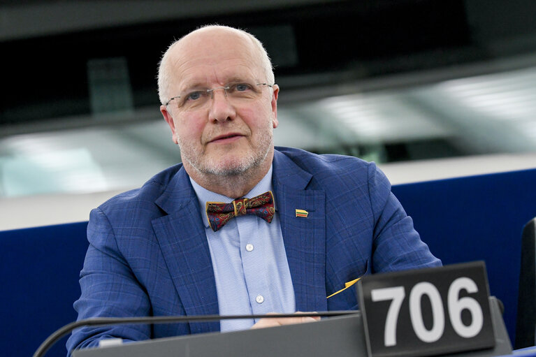 Fotó 13: Juozas OLEKAS in the EP in Strasbourg