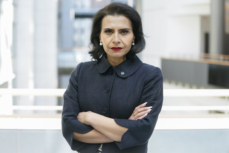 Abir AL SAHLANI in the EP in Brussels