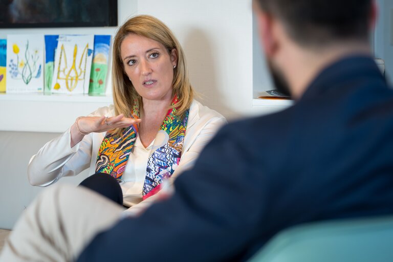Interview of Roberta METSOLA, EP President by Politico