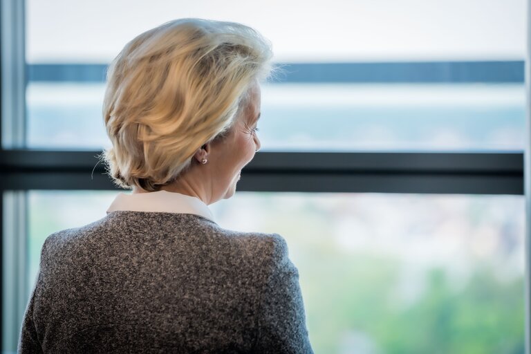 Suriet 7: Roberta METSOLA, EP President meets with Ursula von der LEYEN, EC President