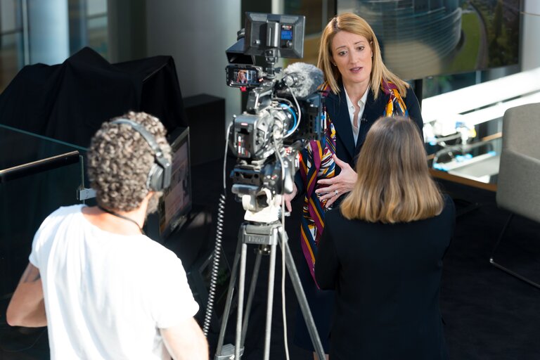 Interview of Roberta METSOLA, EP President by RTP