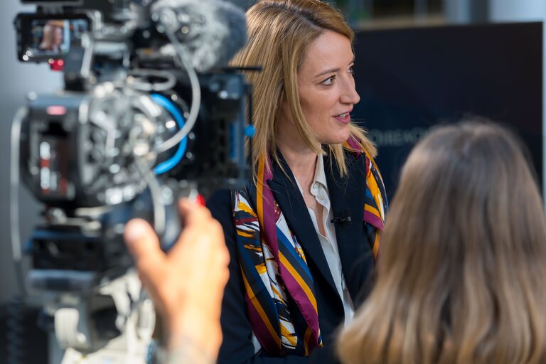 Interview of Roberta METSOLA, EP President by RTP
