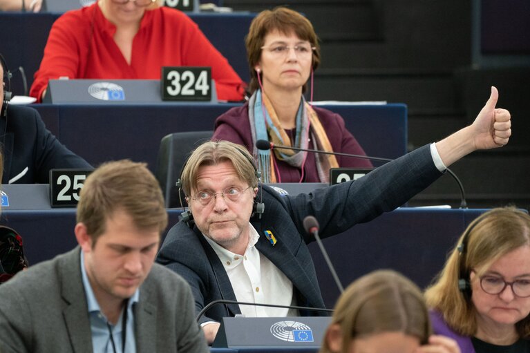 Valokuva 8: EP Plenary session - Voting session