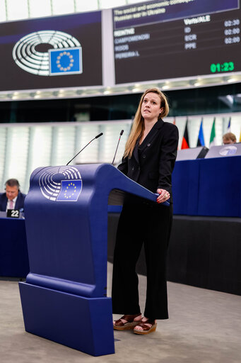 Zdjęcie 26: EP Plenary session - Key debate - The social and economic consequences for the EU of the Russian war in Ukraine - reinforcing the EU’s capacity to act