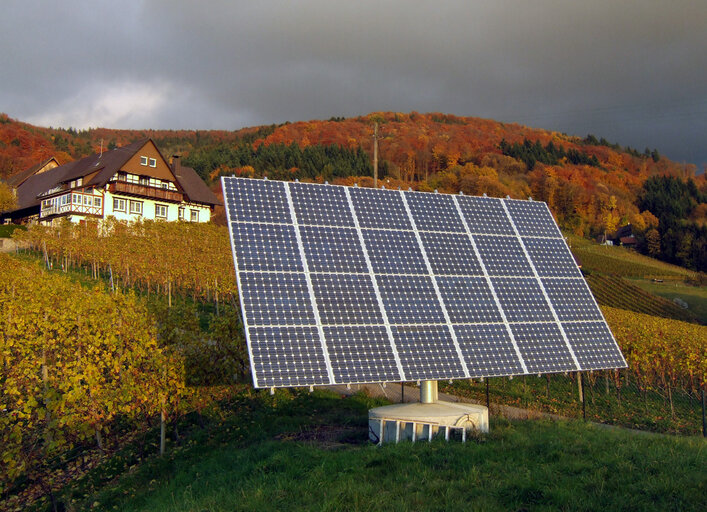 Solar energy as a source of Renewable Energy in Europe.