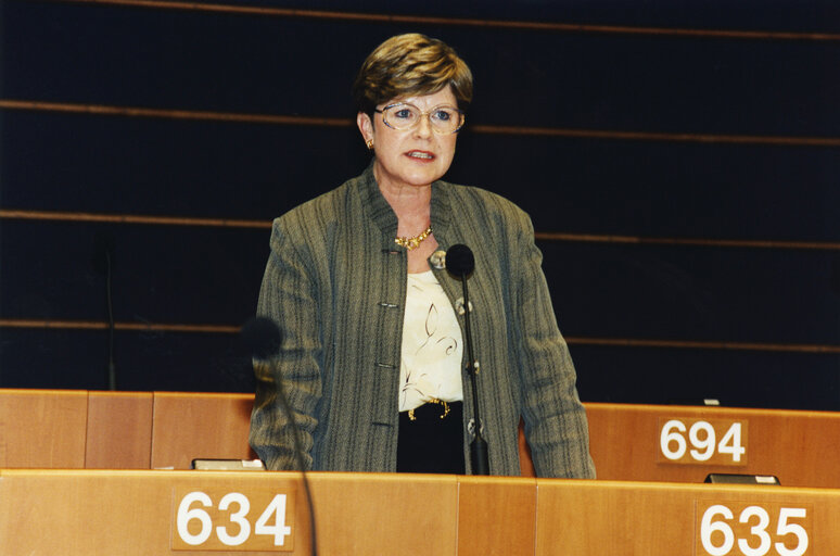 Fotografija 3: Portrait of Anne-Marie SCHAFFNER, MEP during the 4th and the 5th Parliamentary Terms (1994-2004)