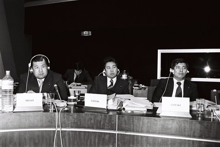 Φωτογραφία 7: Meeting at the European Parliament in Strasbourg in February 1980