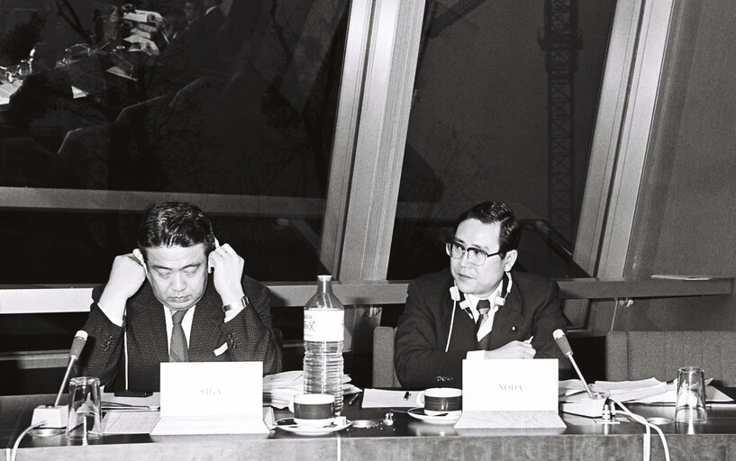 Valokuva 9: Meeting at the European Parliament in Strasbourg in February 1980